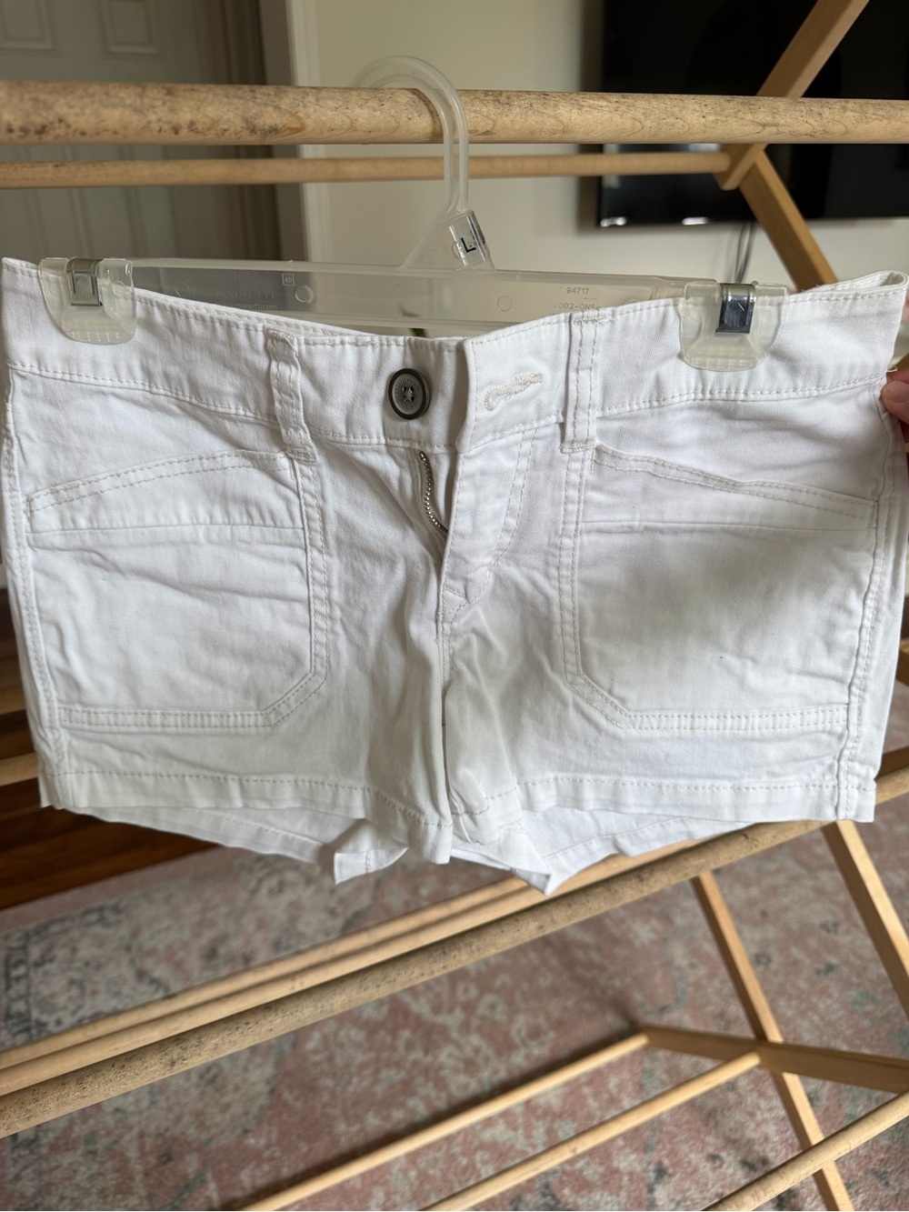 UNIONBAY White Women's Denim Short Shorts